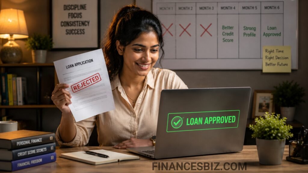 Loan Rejection Re-application Time guide by Sonam FinancesBiz